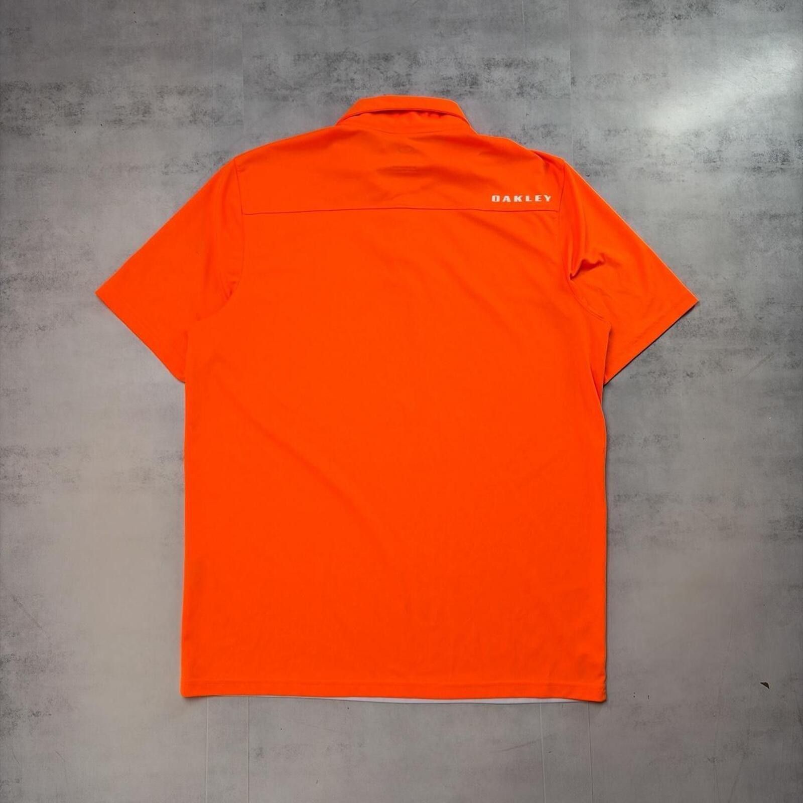 Oakley Y2K Orange Oakley Dri Fit Center Logo Golf Polo Shirt Size US S / EU 44-46 / 1 - 2 Thumbnail
