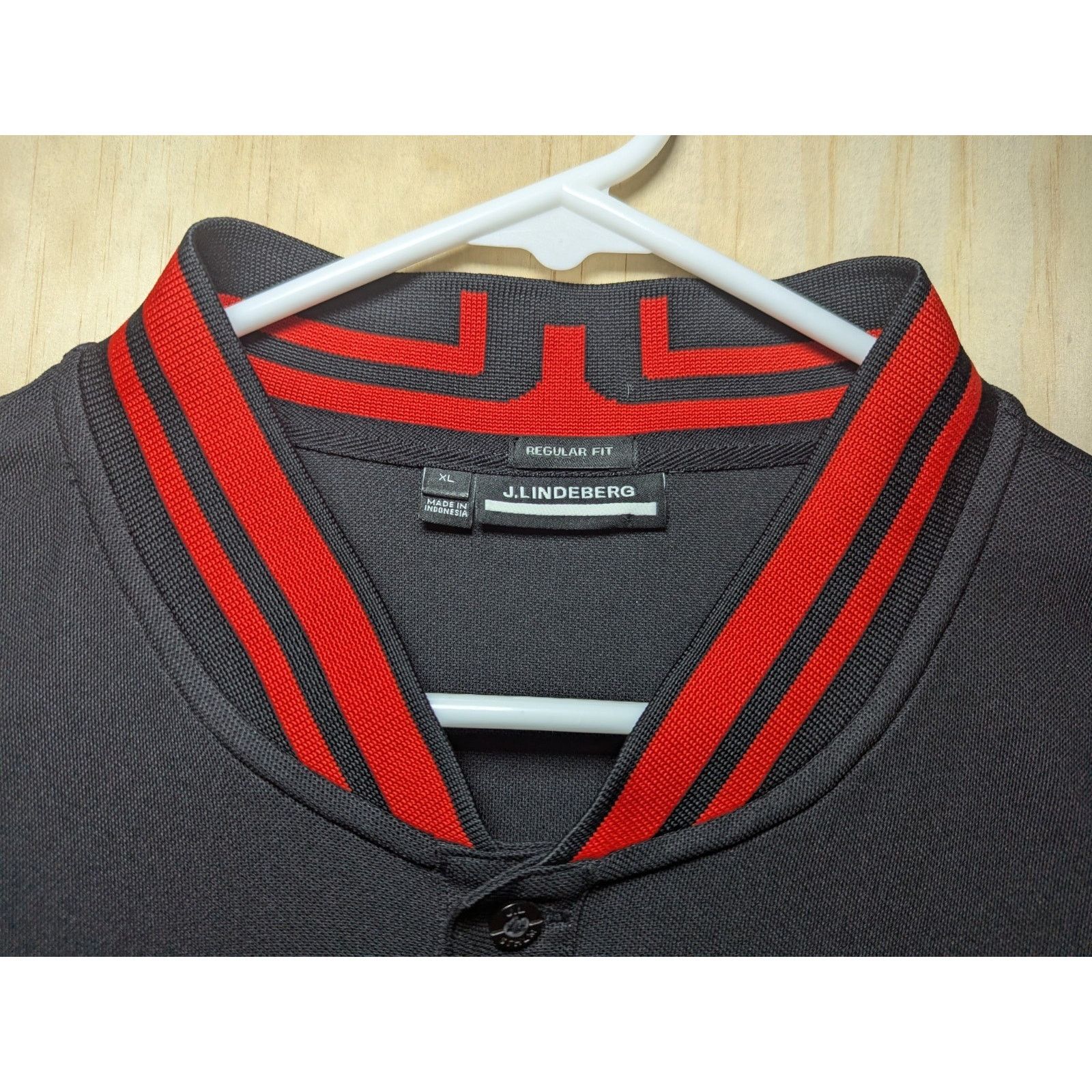J.Lindeberg J.Lindeberg Men's XL Blade Collar Golf Shirt Regular Fit Size US XL / EU 56 / 4 - 4 Thumbnail