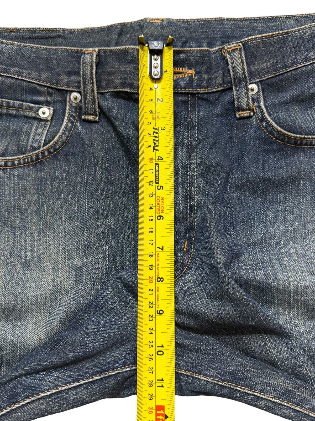 Edwin Vintage 90s Japan Edwin Blue Faded Wash Distressed Jeans Size US 32 / EU 48 - 11 Thumbnail
