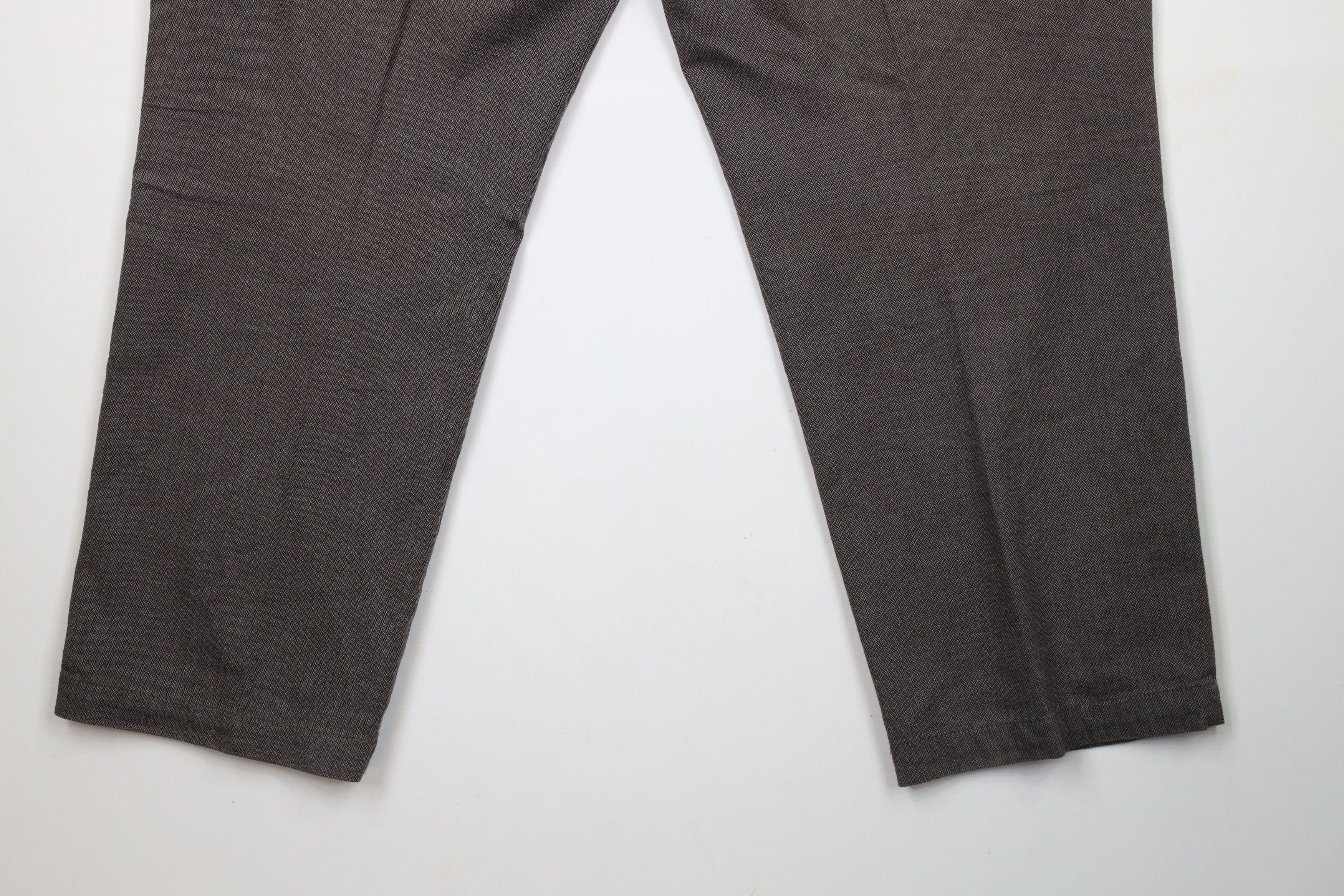 Ralph Lauren × Vintage Vintage 90s Ralph Lauren Wide Leg Herringbone Chino Pants Size US 42 / EU 58 - 13 Thumbnail
