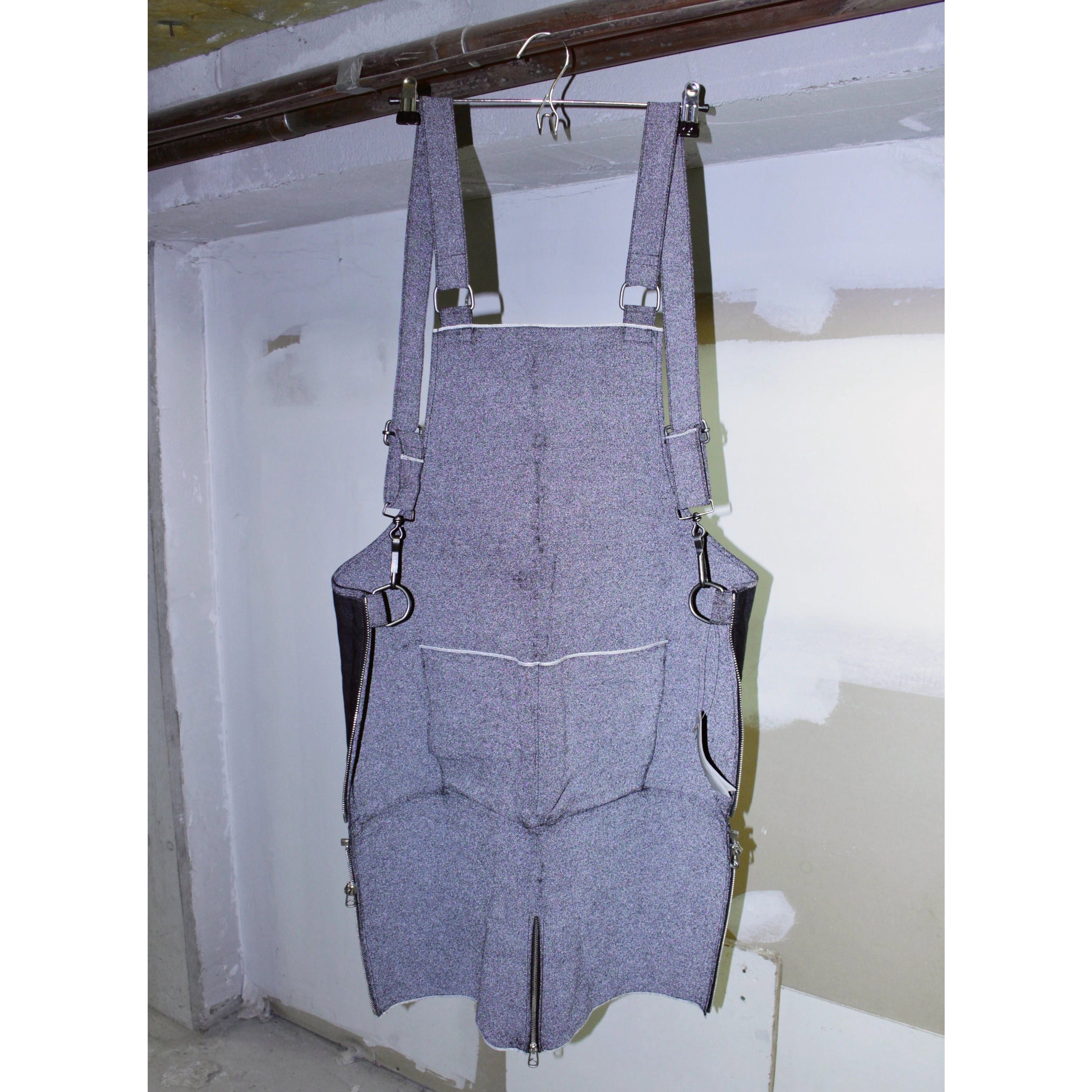 Collection °025-026 'V–154 LAW-96L' Reflective Denim Apron