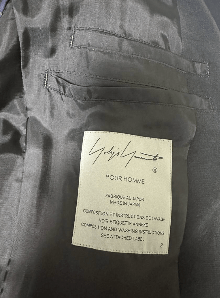 Yohji Yamamoto Yohji Yamamoto Pour Homme 24AW - BACK FLARE LONG JACKET Size US M / EU 48-50 / 2 - 13 Thumbnail