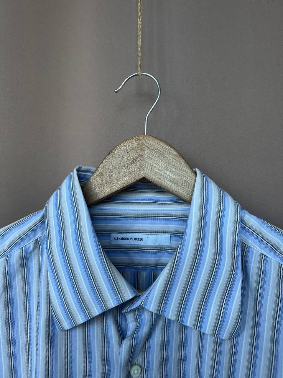Alexander McQueen Alexander McQueen Button Down Shirt Cotton Vintage Size 44 L Size US L / EU 52-54 / 3 - 9 Thumbnail