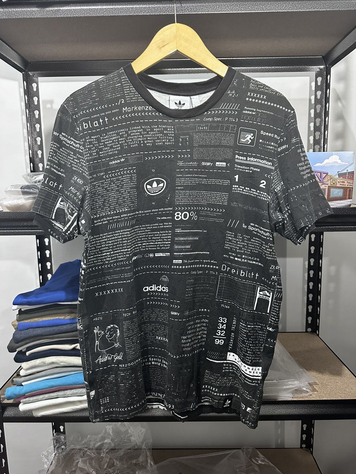 Adidas AOP Adidas Erkek Tee Size US M / EU 48-50 / 2 - 1 Thumbnail