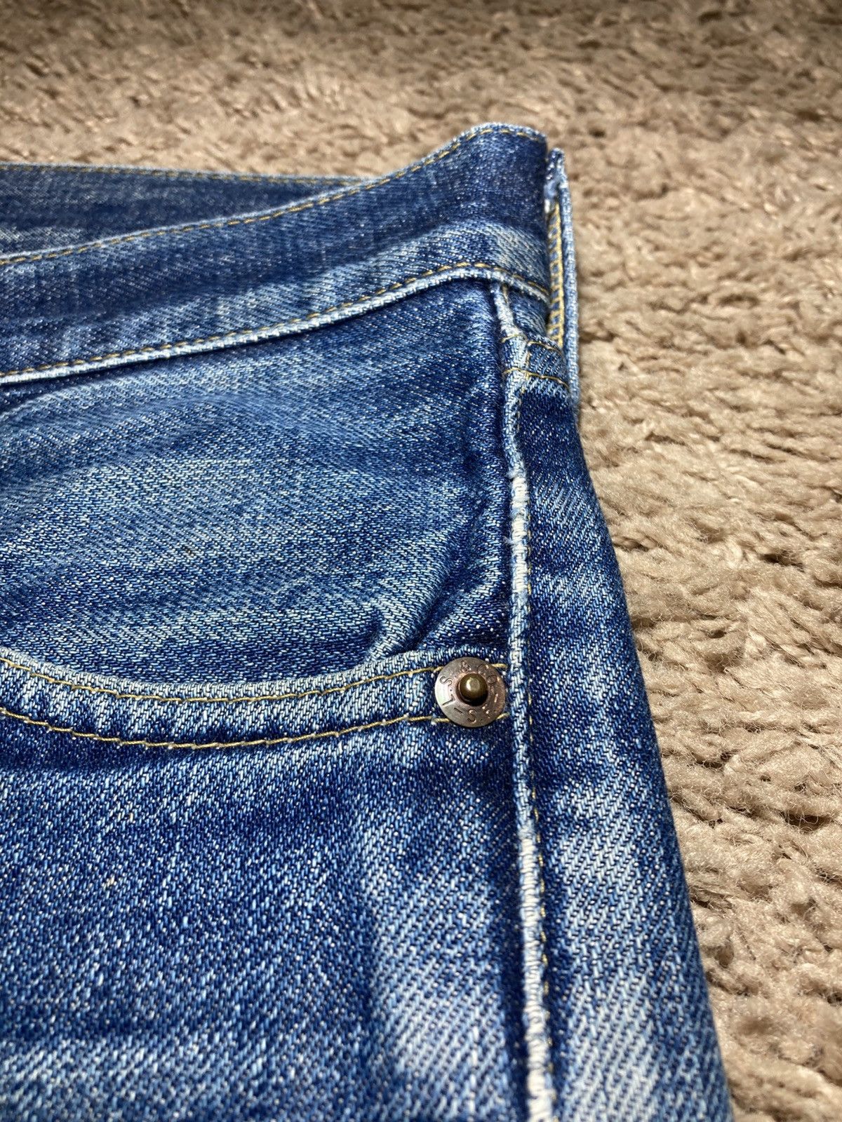 Levi's 1998 Levi's Big E 503B Distressed W30 L31 90s Vintage Faded Size US 30 / EU 46 - 3 Thumbnail