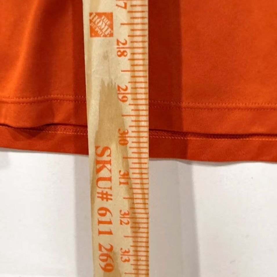 Vintage A4 Men's XL Orange White Raglan Short Sleeve Athletic Performance Shirt Size US XL / EU 56 / 4 - 4 Thumbnail
