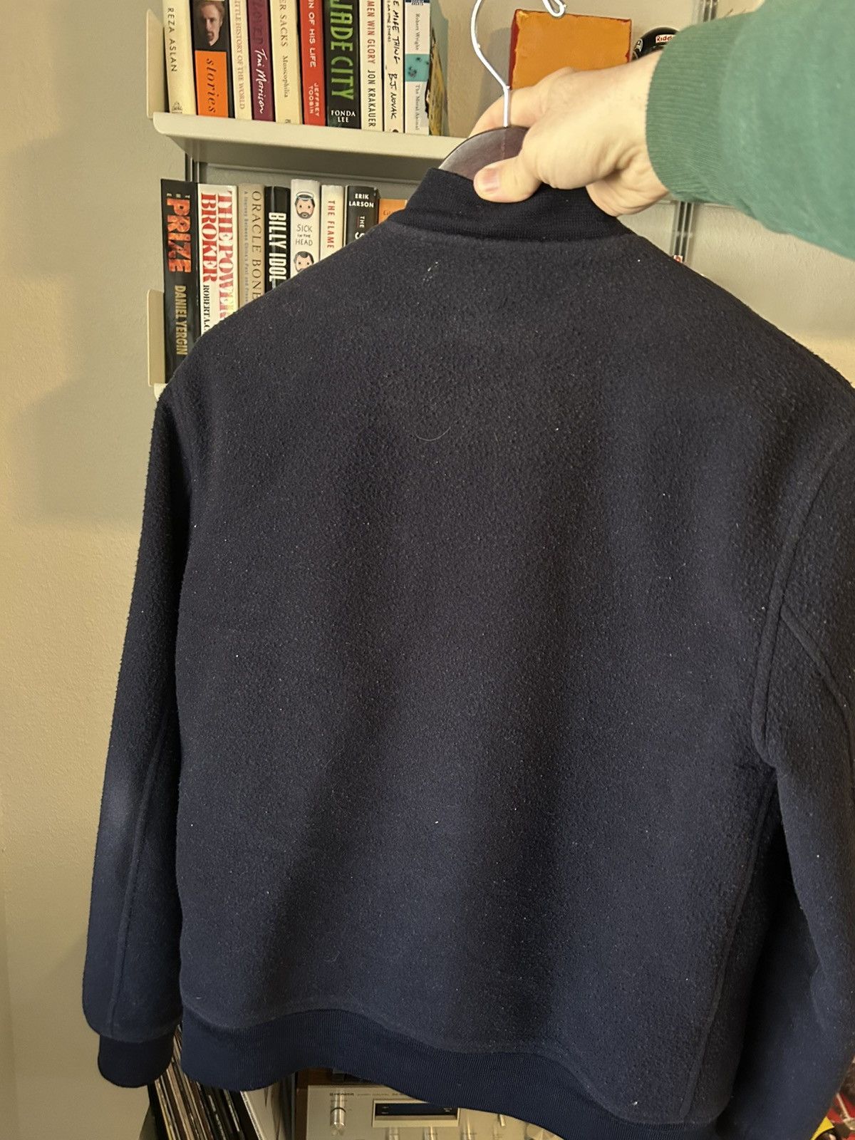 De Bonne Facture De Bonne Facture Navy Wool Bomber Size US M / EU 48-50 / 2 - 2 Thumbnail