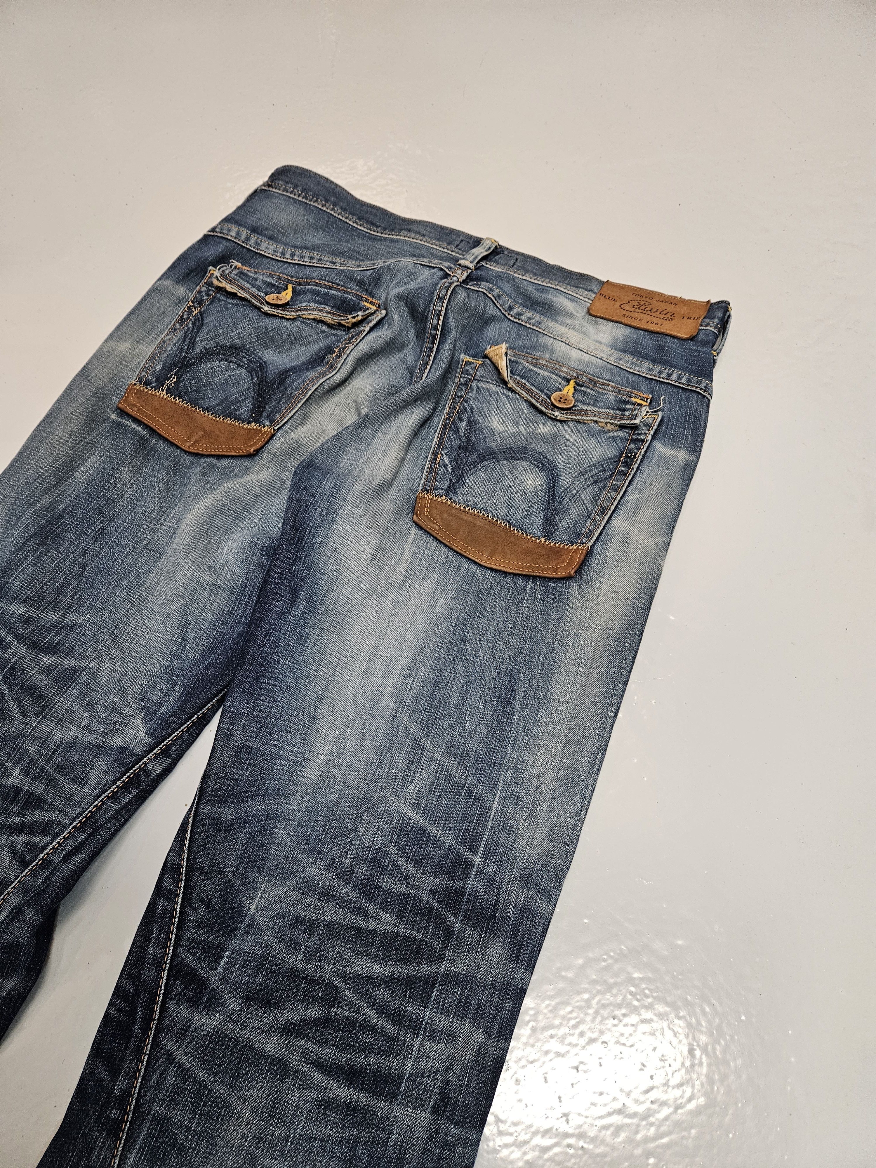 Edwin Edwin blue trip distressed washed bootcut denim Size US 34 / EU 50 - 12 Thumbnail