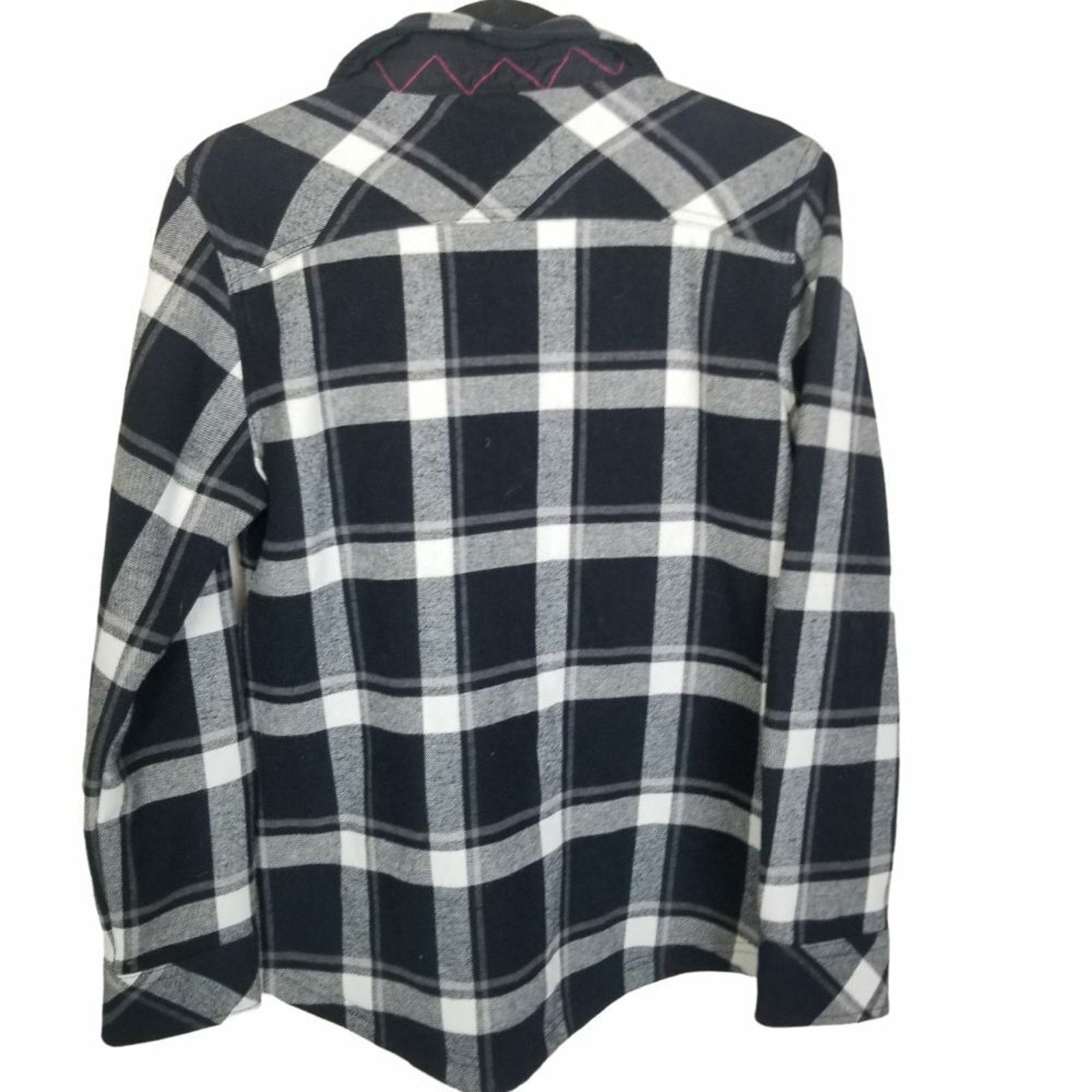 Orvis Orvis Womens Flannel Shacket Plaid Snap Front Sz M Gorpcore Size M / US 6-8 / IT 42-44 - 7 Thumbnail