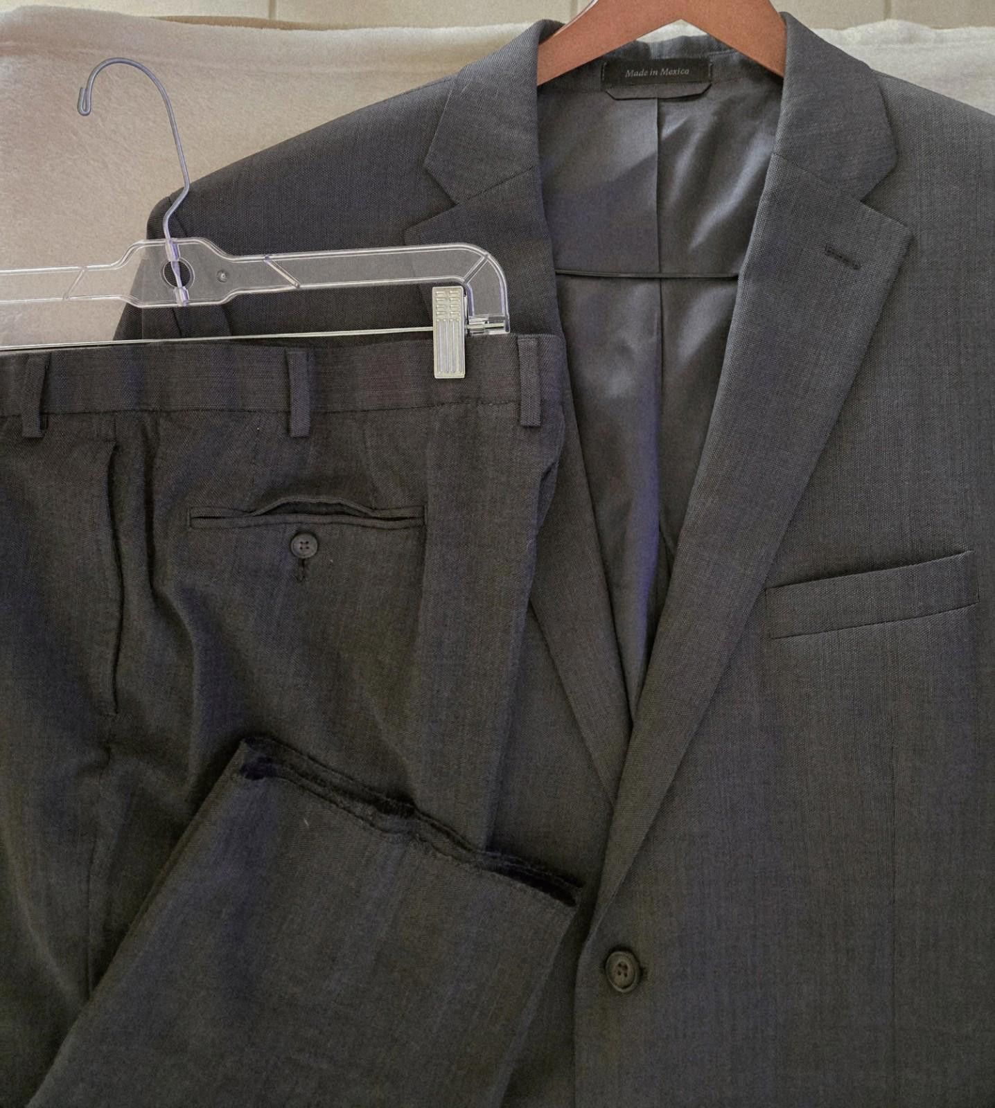 Polo Ralph Lauren Lauren Ralph Lauren Wool 2pc Suit 48L Jacket 40X30 Pants Size 48L - 3 Thumbnail