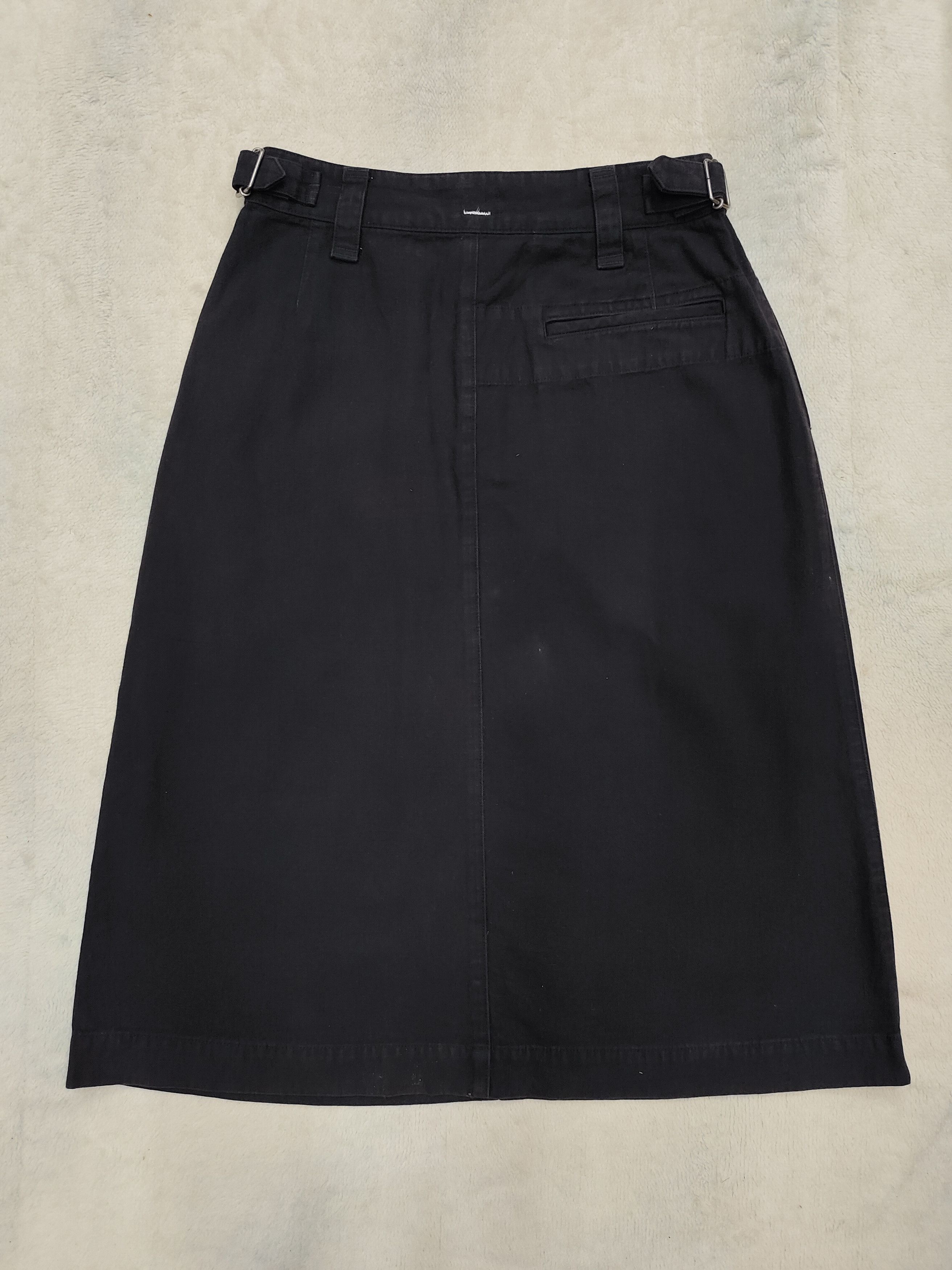 Margaret Howell 00s Margaret Howell 🇬🇧 Tailoring Side Buckle Wrap Skirt Size 29" - 5 Thumbnail
