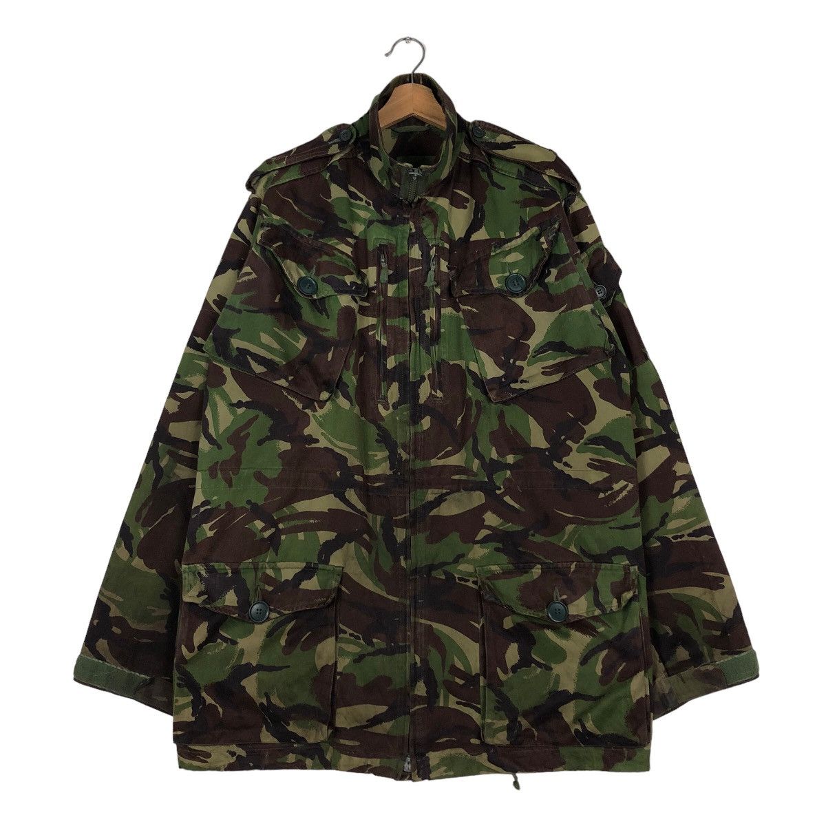 Vintage 🔥Vintage Camouflage Chore Survival Jacket Multi Pockets Size US M / EU 48-50 / 2 - 1 Thumbnail