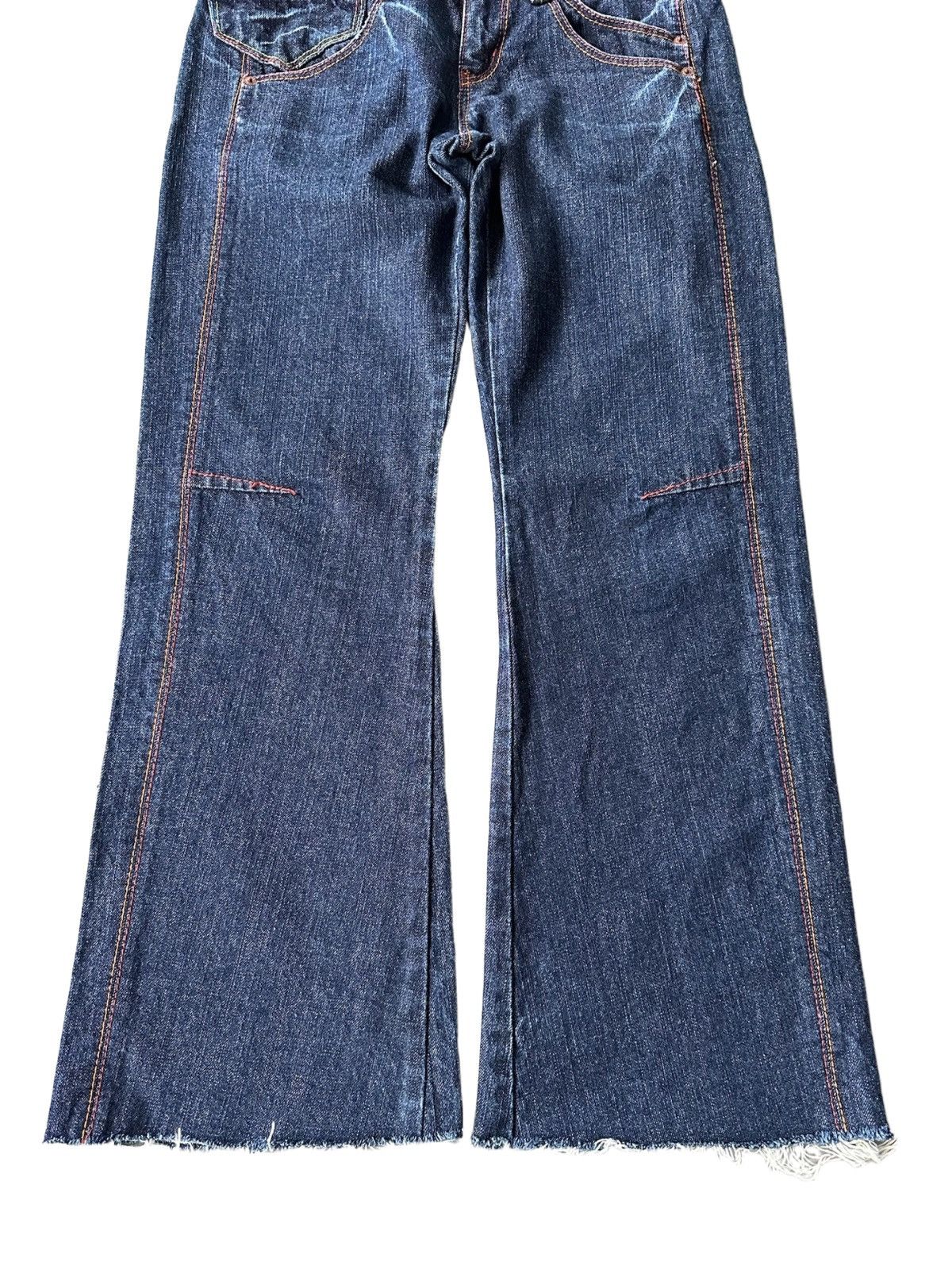 If Six Was Nine × Japanese Brand Vintage Blue Way ET Boite Punk Wide Leg Jeans Size US 30 / EU 46 - 3 Thumbnail