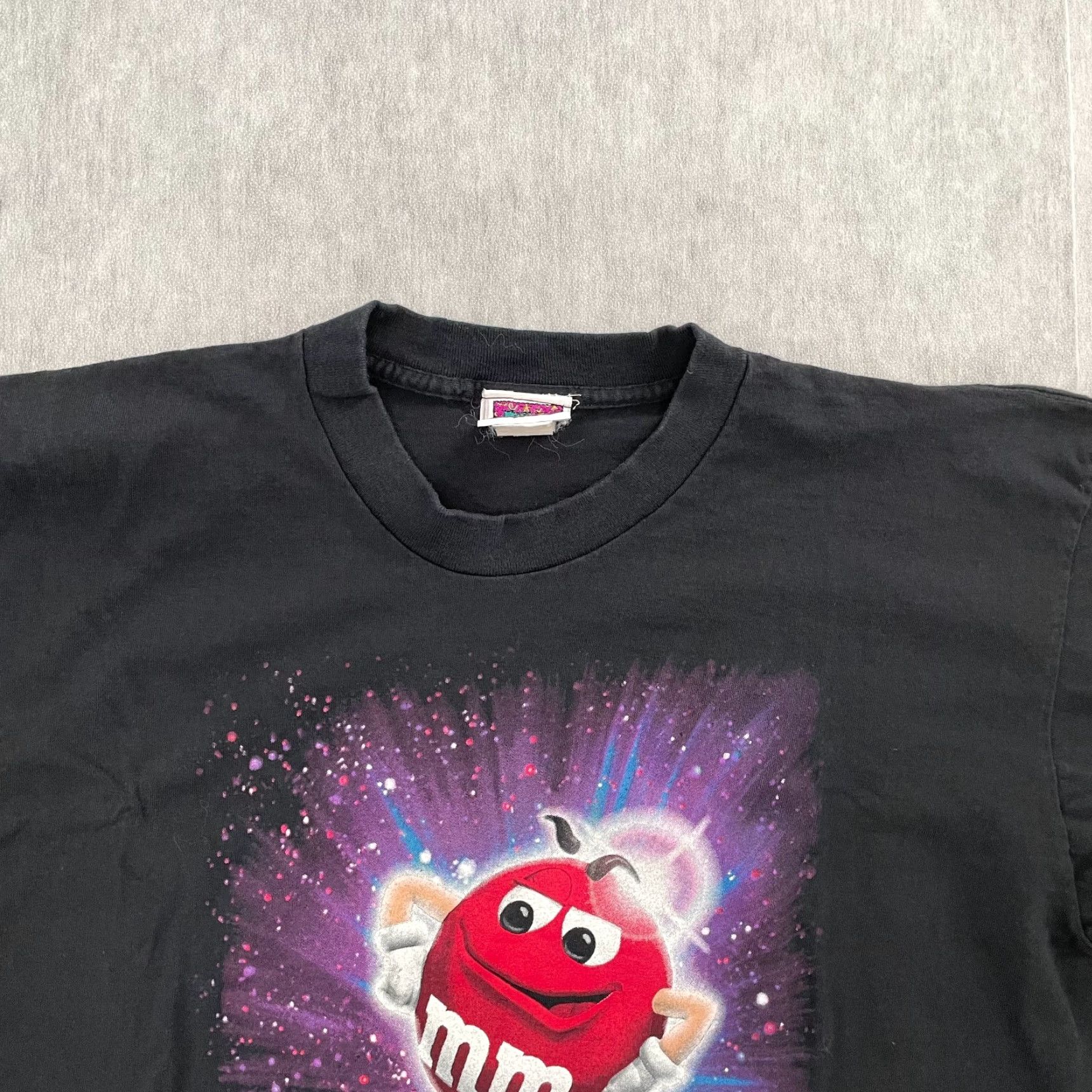 Vintage VINTAGE M&M Shirt Adult XL Black Candy Millennium Single Stitch Mars XL Mens Shirt Size US XL / EU 56 / 4 - 3 Thumbnail