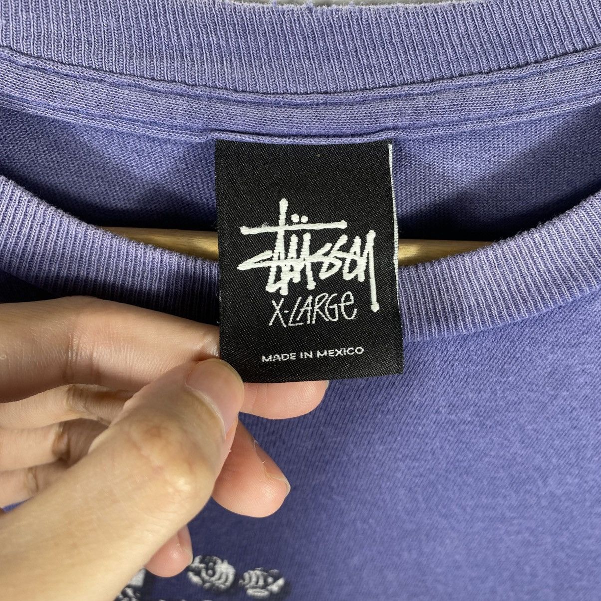 Stussy Vintage STUSSY Signature Logo Faded Tee Shirt Size US XL / EU 56 / 4 - 6 Thumbnail