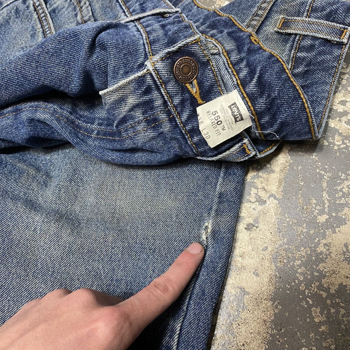 Japanese Brand × Levi's × Vintage Vintage Levi’s 550 Relaxed Fit Blue Denim Jeans 90s Size US 37 - 11 Thumbnail