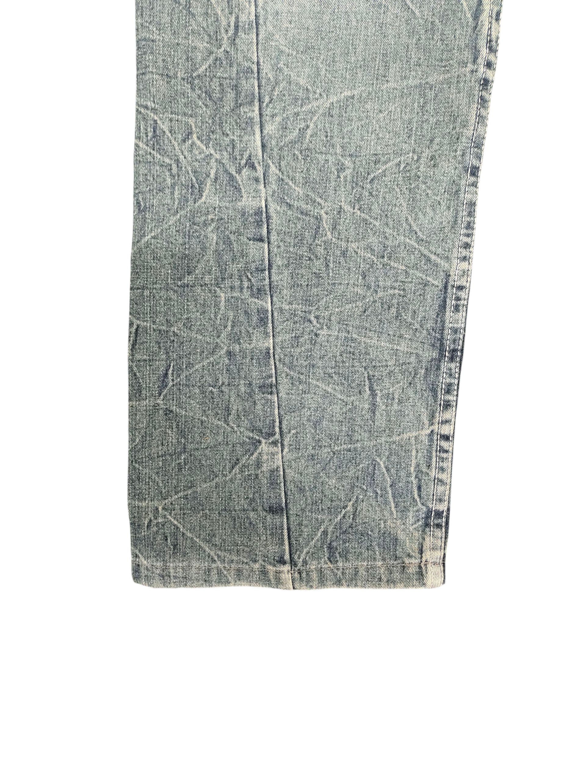 Undercover Japanese Brand Jungle Storm Clawmark Distress Faded Jeans Size US 33 - 6 Thumbnail
