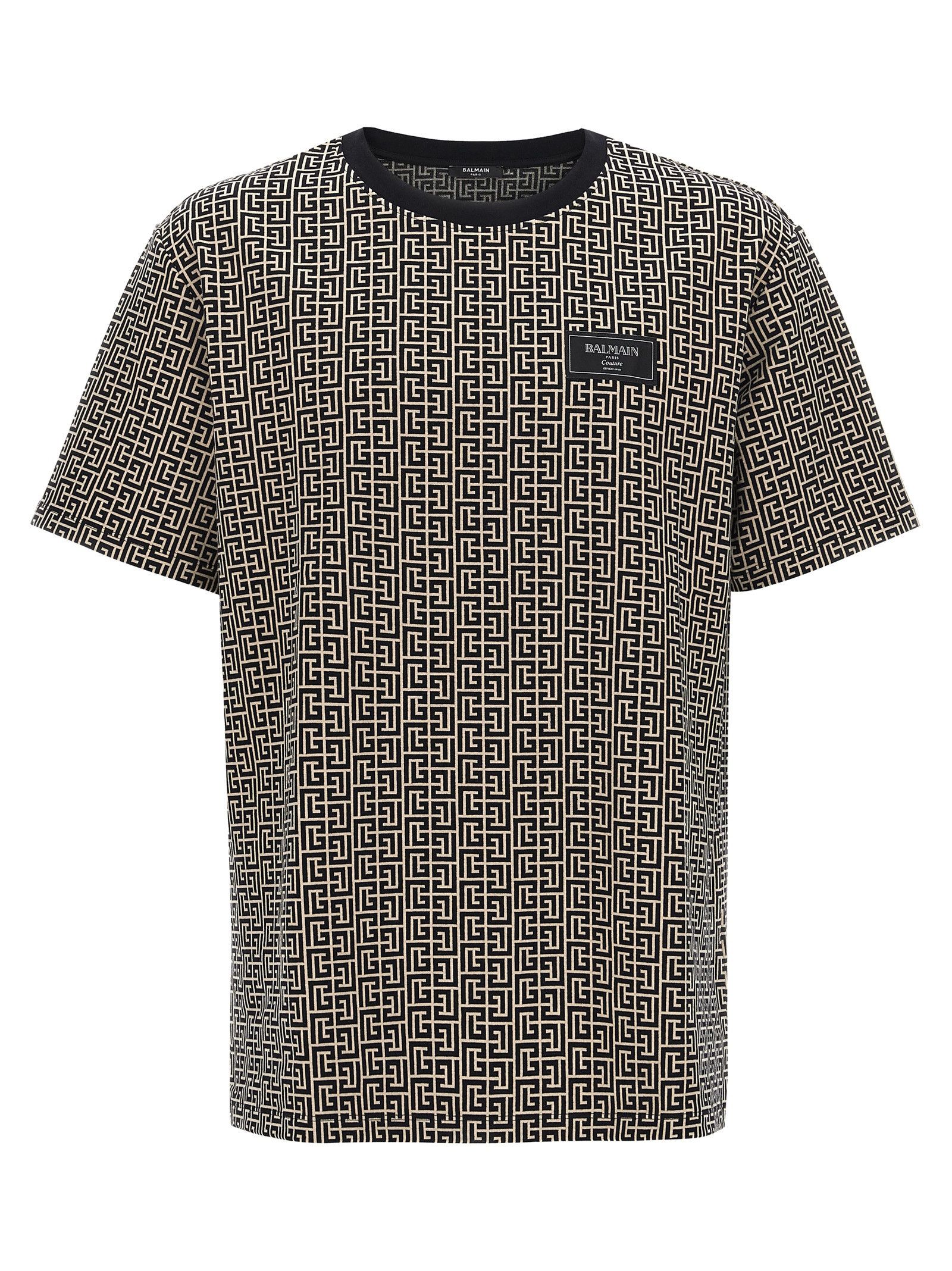 Balmain 'Monogram Couture' T-shirt Size US S / EU 44-46 / 1 - 1 Thumbnail