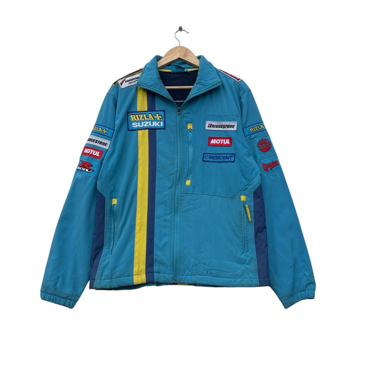 Sports Specialties 💥Vintage Suzuki Rizla Moto Gp Full Sponsorship Pacth Jacket Size US M / EU 48-50 / 2 - 2 Thumbnail