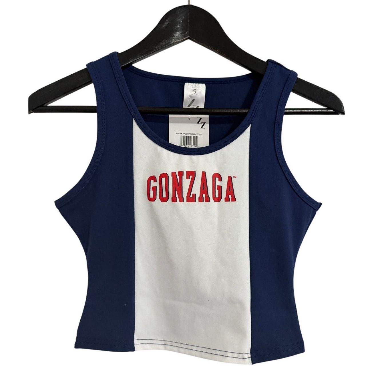 NCAA NWT Gonzaga Bulldogs Cropped Tank Top Size S Size S / US 4 / IT 40 - 1 Thumbnail