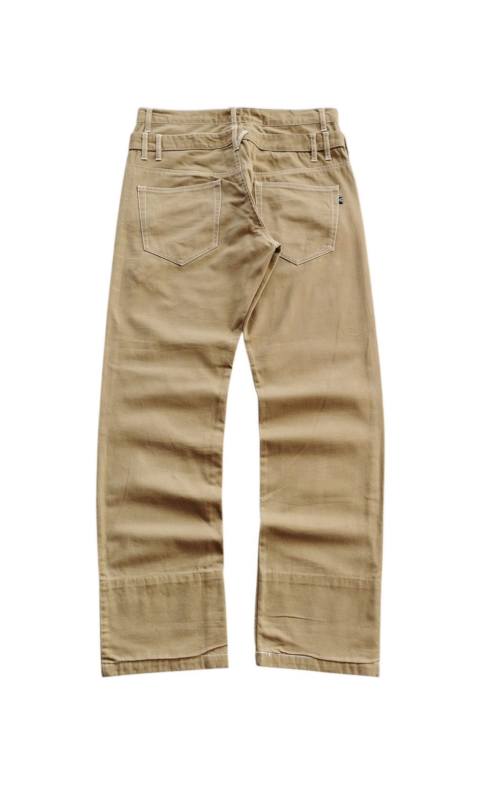 semanticdesign Semantic Design Doublewaist Khaki Pants Size US 32 / EU 48 - 4 Thumbnail