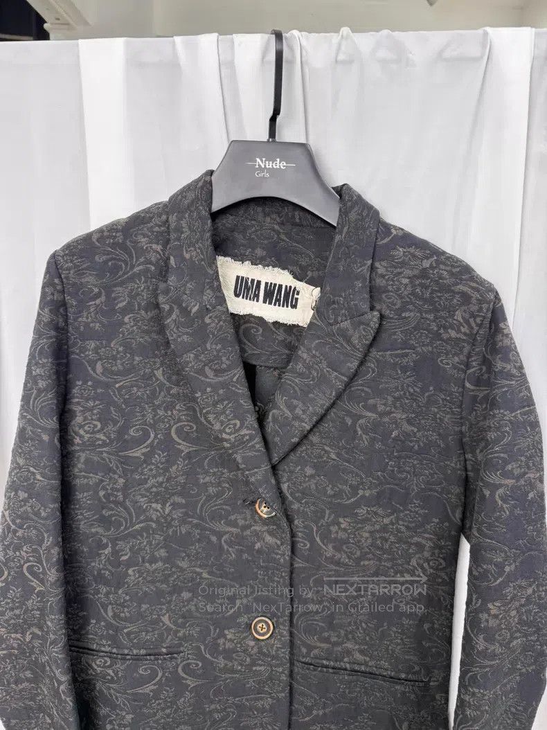 Uma Wang UMA WANG jacquard blazer with intricate pattern design| Size S / US 4 / IT 40 - 3 Thumbnail