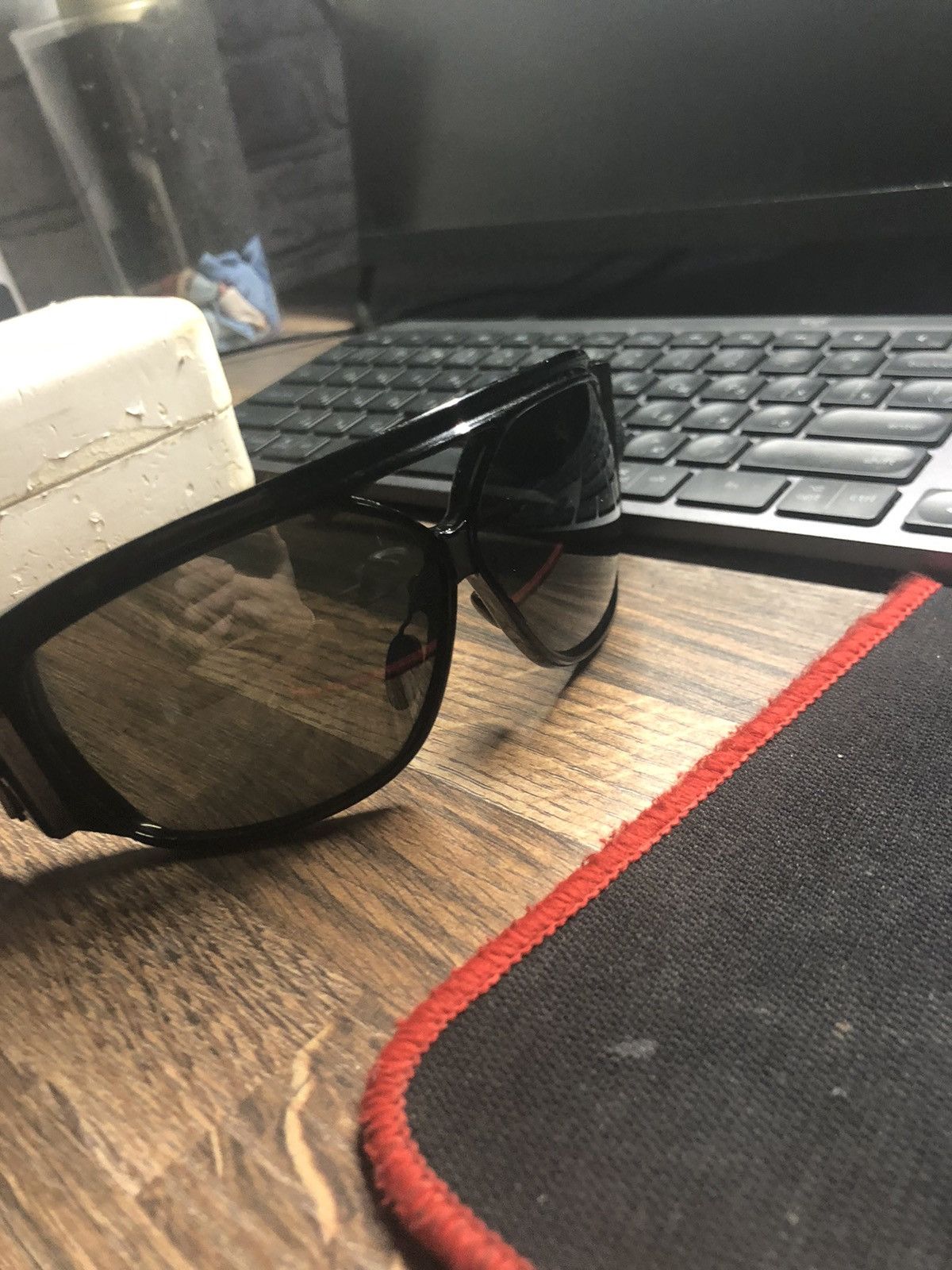Balenciaga balenciaga futuristic sunglasses by Safilo 2007 collection Size ONE SIZE - 8 Thumbnail