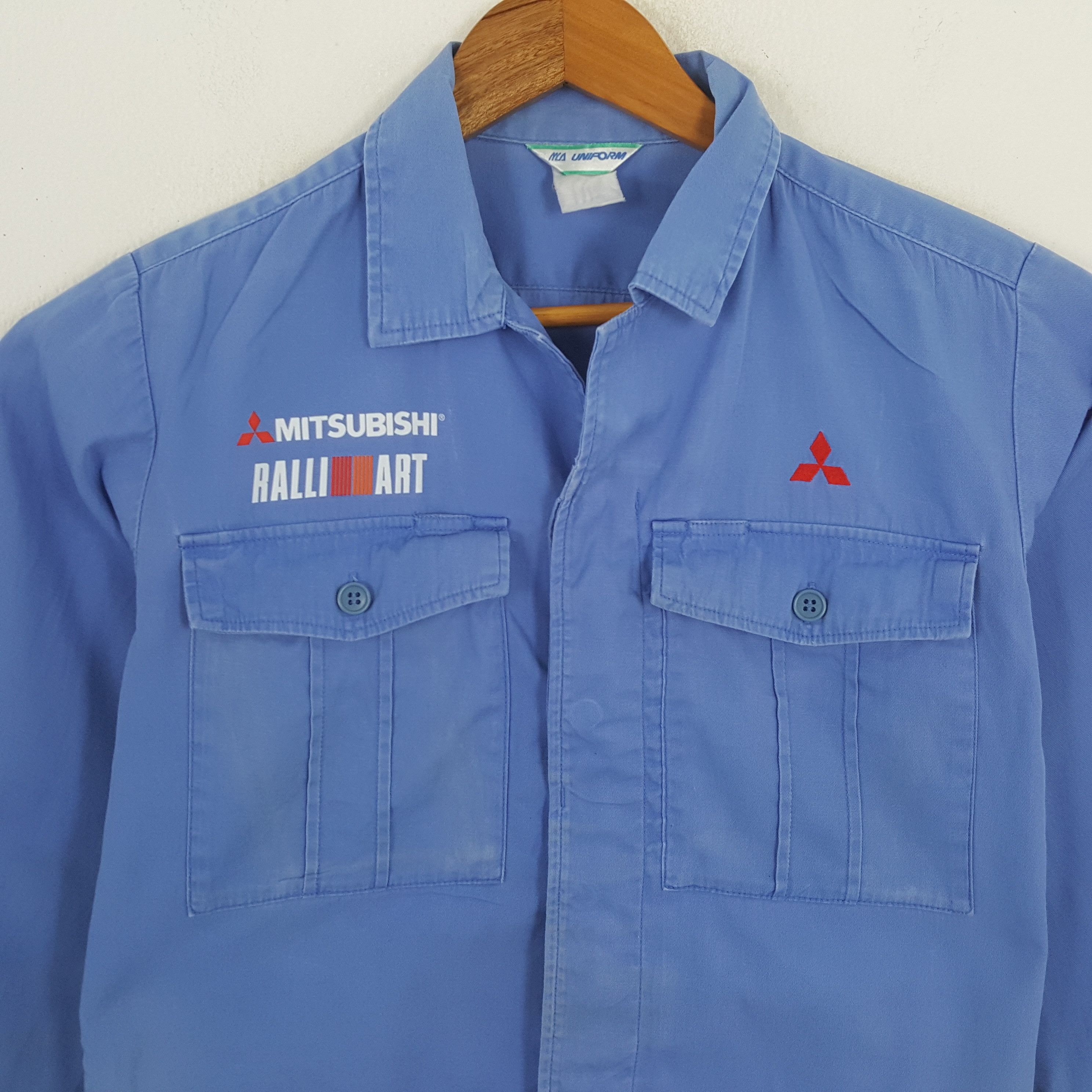 Japanese Brand × Vintage Vintage MITSUBISHI RALLI ART Japanese Racing Custom Jacket Size US S / EU 44-46 / 1 - 4 Thumbnail