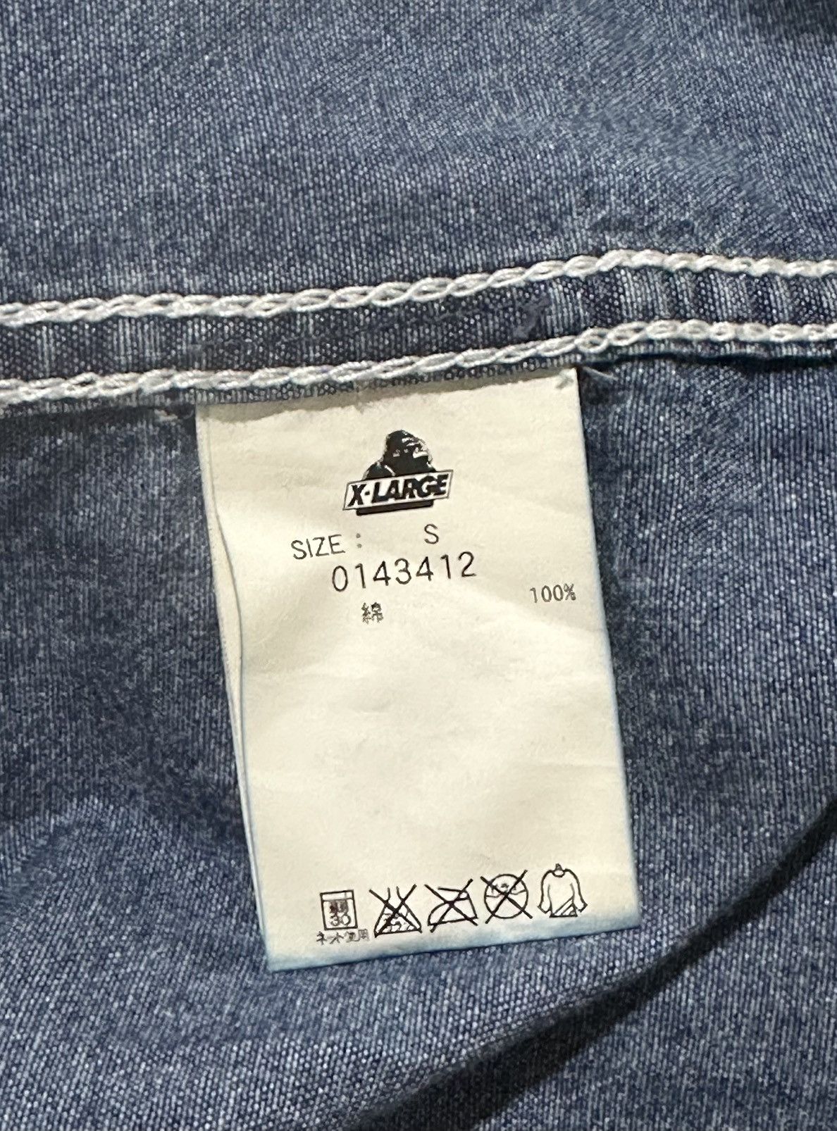 Xlarge XLARGE DENIM SHIRT #91 Size US S / EU 44-46 / 1 - 8 Thumbnail