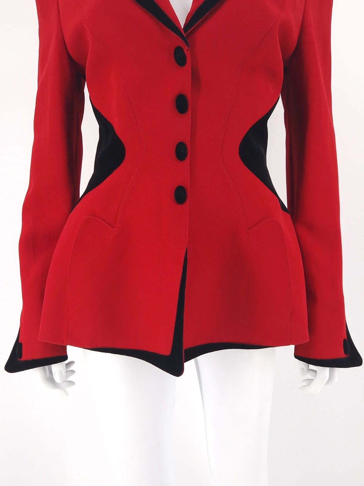 Thierry Mugler Archival Thierry Mugler Hourglass Jacket Art Deco Size L / US 10 / IT 46 - 7 Thumbnail
