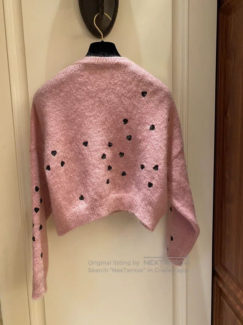 Valentino Valentino Peach heart sweater Size S / US 4 / IT 40 - 5 Thumbnail