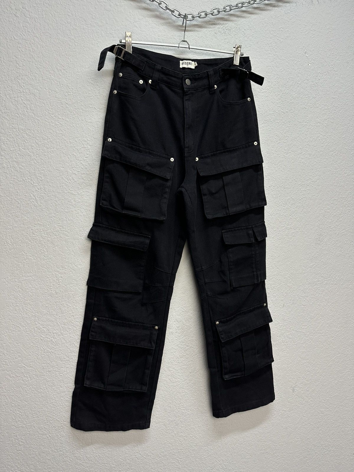 Japanese Brand Vintage Junya Watanabe Style Multi Pocket Cargo Pants Y2K Size US 32 / EU 48 - 6 Thumbnail