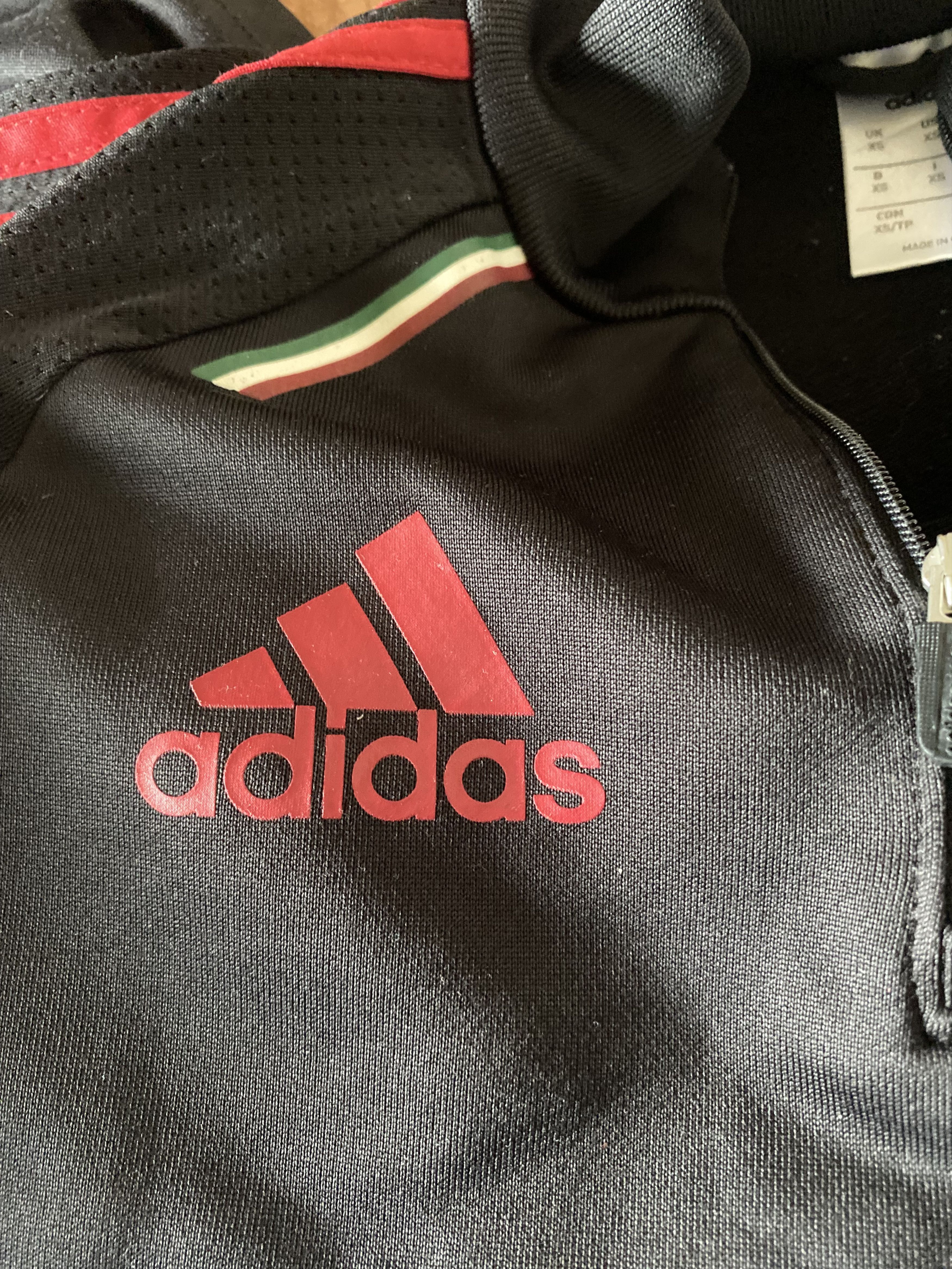 Adidas AC MILAN training sweatshirt adidas 2014 - 2015 XS - UNIQUE Size US XS / EU 42 / 0 - 7 Thumbnail