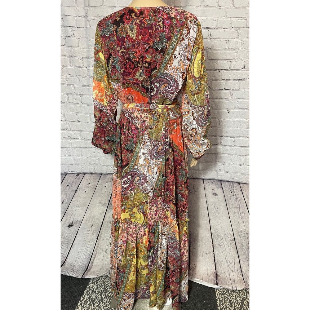 Guess NWT New $178 Guess Oriane Long Sleeve Maxi Dress Size L Size L / US 10 / IT 46 - 4 Thumbnail