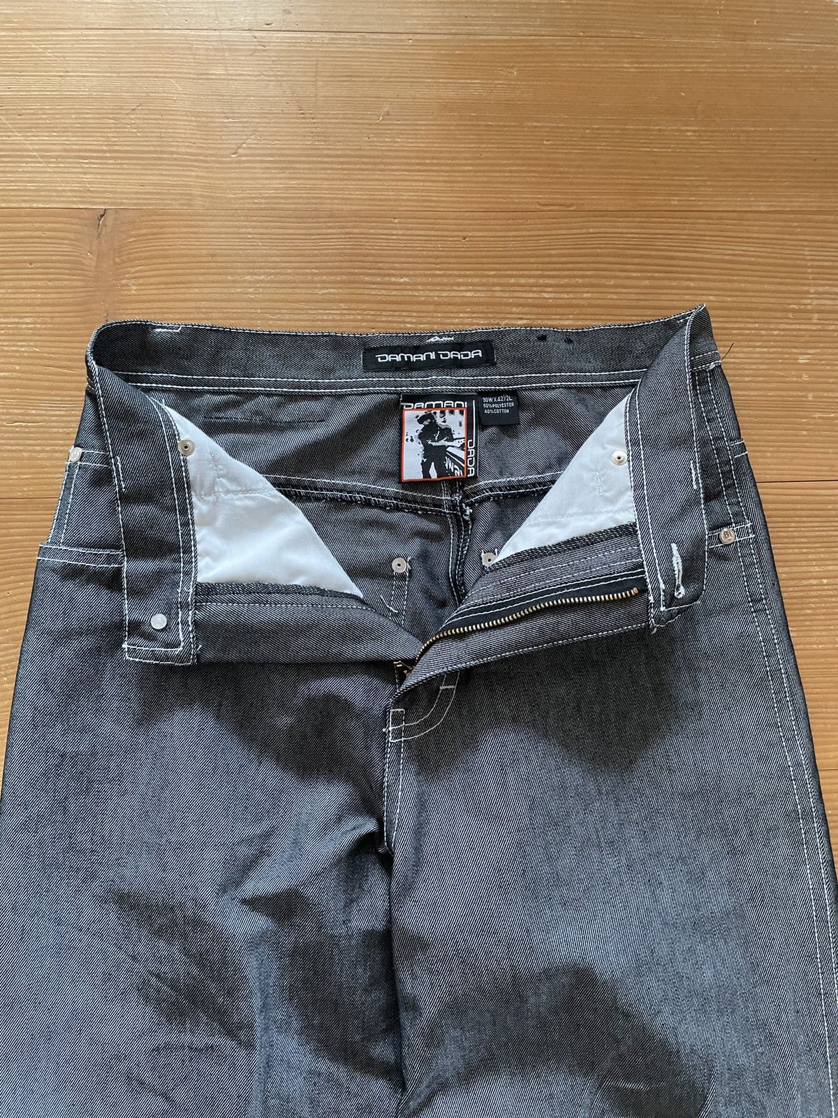 Damani Dada Damani Dada Supreme Silver Pants Size US 30 / EU 46 - 3 Thumbnail