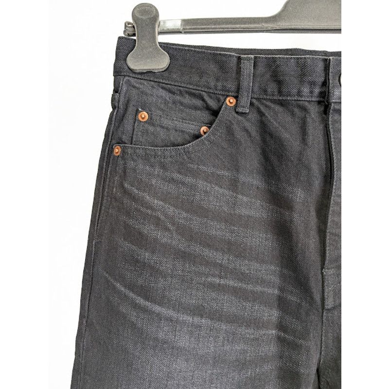 Saint Laurent Paris o1rshd1 D35 70's Flare Denim Jeans in Black Size US 33 - 6 Thumbnail