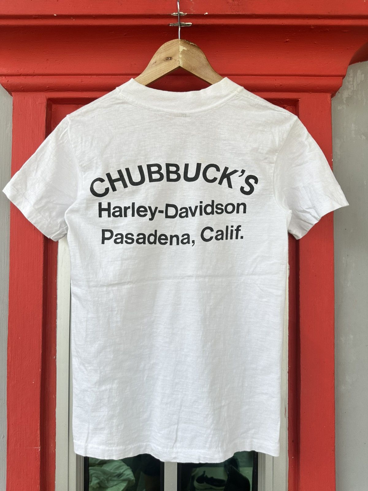 Harley Davidson Rare Vintage 70s Harley Davidson Chubbuck’s Tee Size US S / EU 44-46 / 1 - 2 Thumbnail
