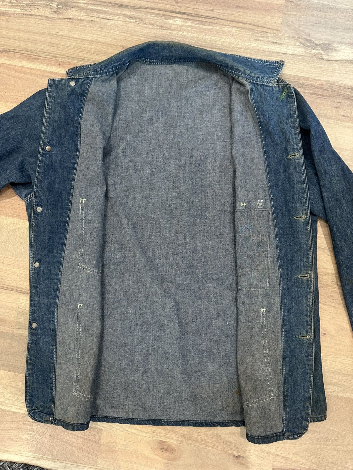 Oshkosh Vintage Osh Kosh B’Gosh Selvedge Denim Chore Coat XL Size US XL / EU 56 / 4 - 13 Thumbnail