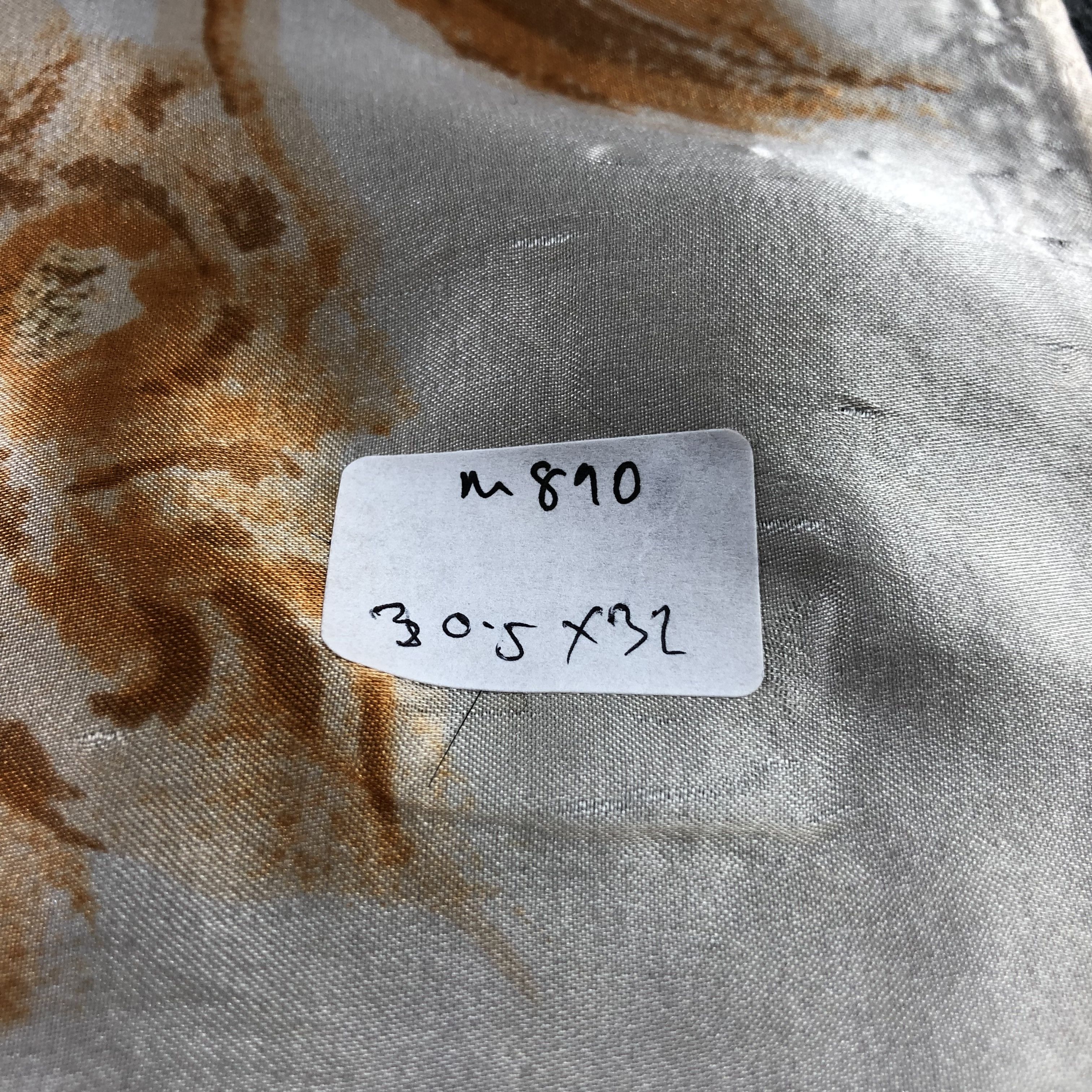 Vintage Aurora Hand Rolled Silk Scarf M890 Size ONE SIZE - 8 Thumbnail