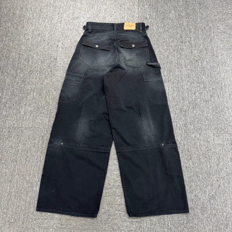 Balenciaga Balenciaga size XS Washed and used wide-leg jeans Size US 26 / EU 42 - 5 Thumbnail
