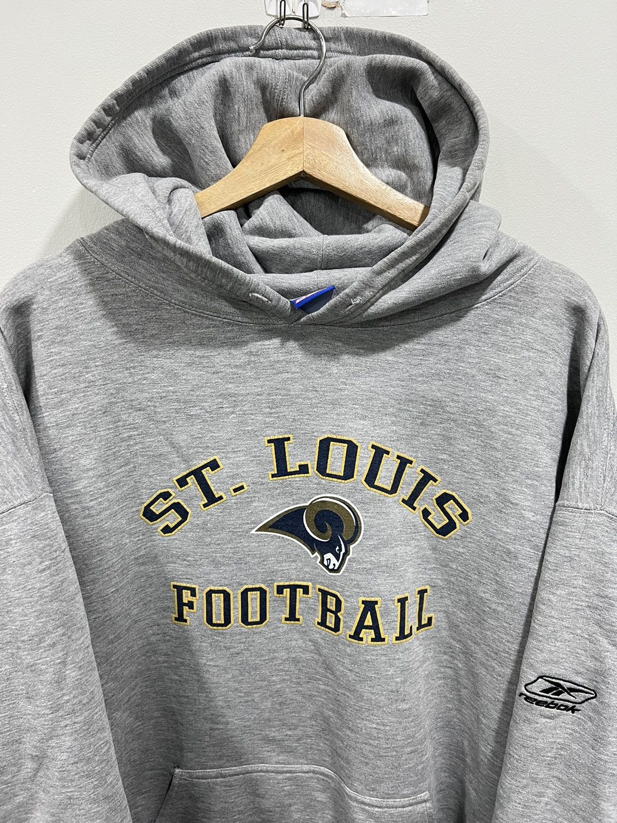 Vintage Vintage St Louis Football Hoodie Sweater nfl xxl Size US XXL / EU 58 / 5 - 2 Thumbnail