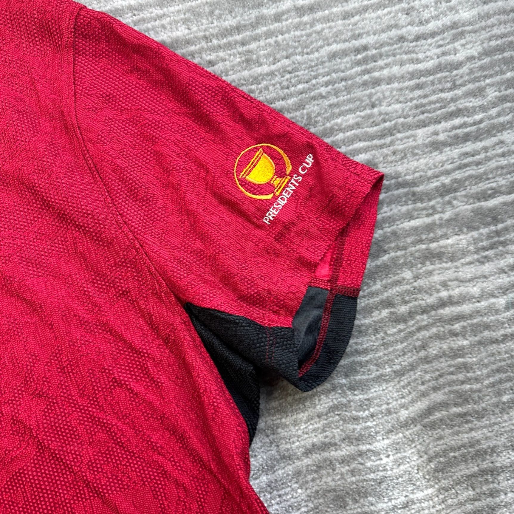 Nike Nike Tiger Woods Polo Shirt Mens Large Red Dri-Fit ADV Short Sleeve Golf Casual Vintage No Size US L / EU 52-54 / 3 - 5 Thumbnail