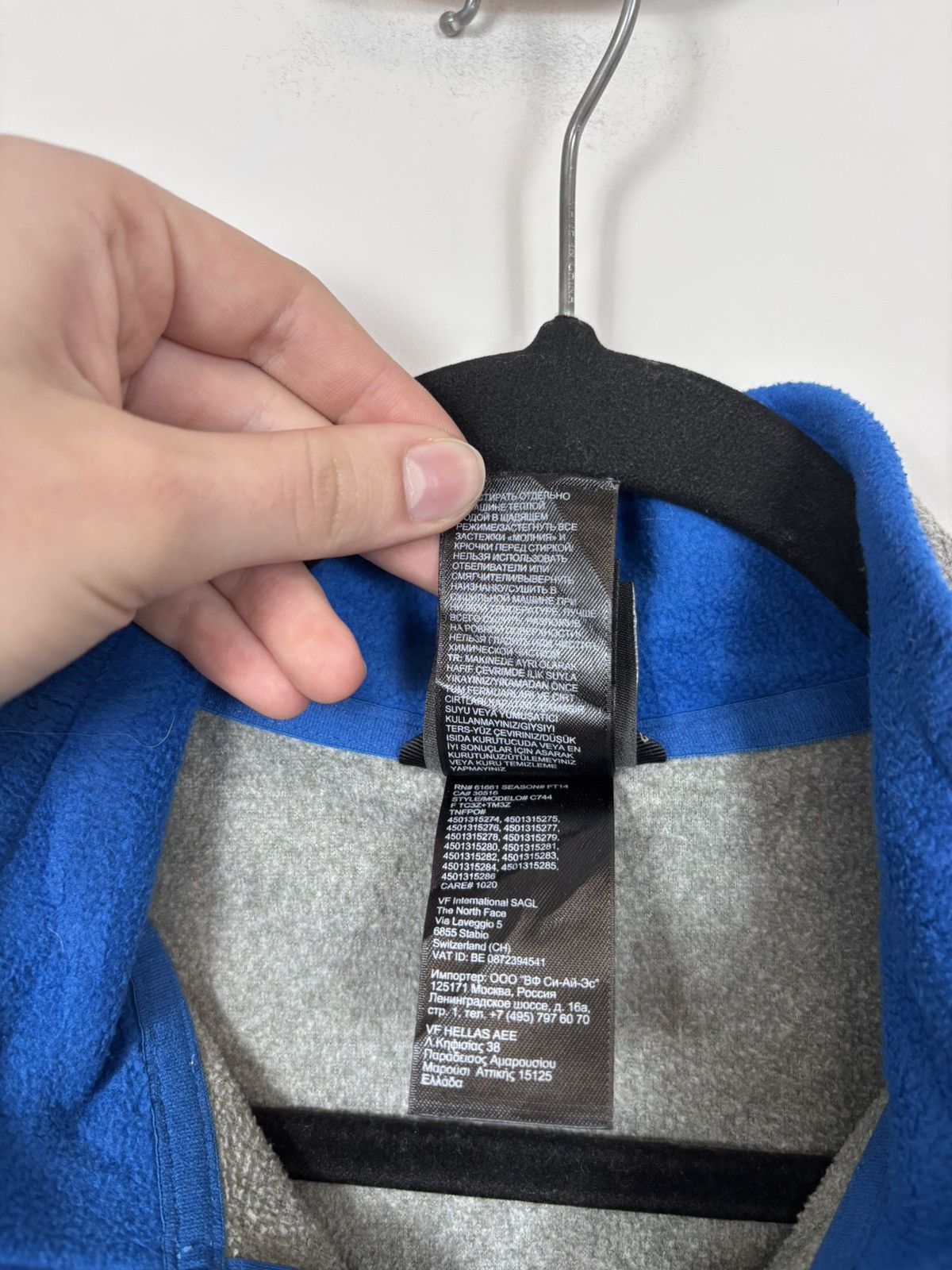 The North Face The North Face Men’s Grey 1/4 Zip Fleece Jacket Mock Neck Size US M / EU 48-50 / 2 - 12 Thumbnail