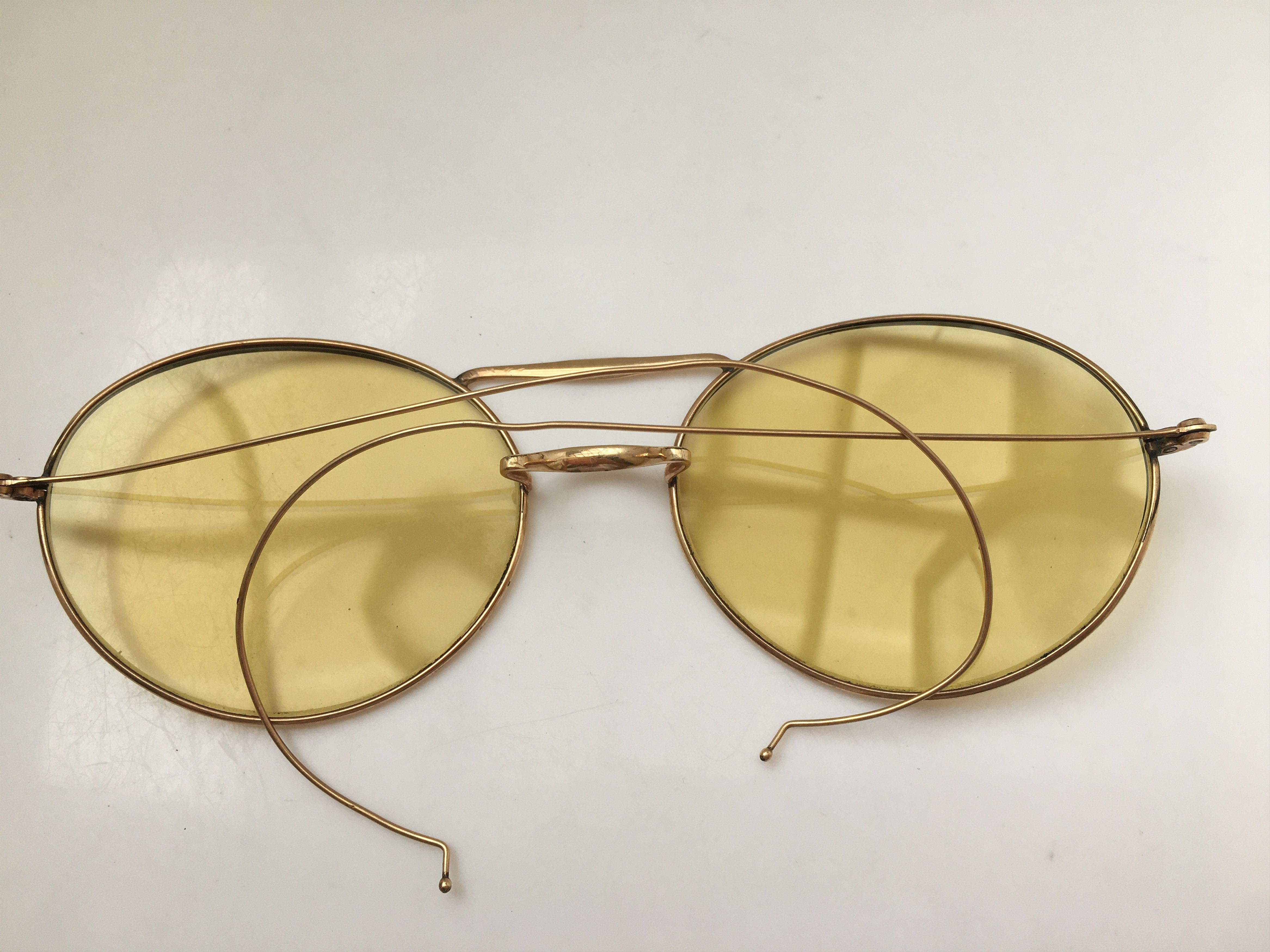 Other '11 MOD MOTORING AUTOGLAS ROLLED GOLD SUNGLASSES U.S.A. Size ONE SIZE - 7 Thumbnail
