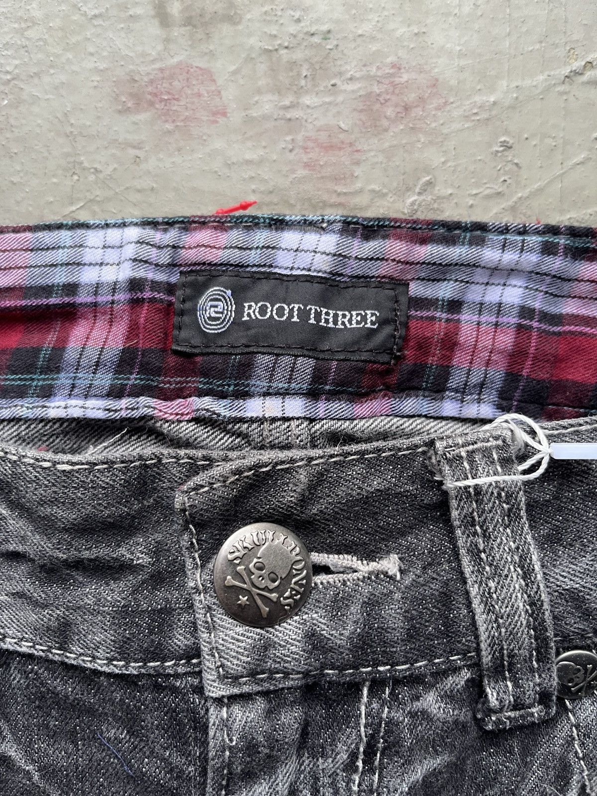 14th Addiction 2000s FLARE PUNK ACID WASH ROOT THREE NUMBER NINE STYLE Size US 31 - 9 Thumbnail