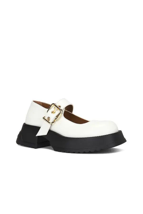 Marni o1w1db11125 Mary Jene High Loafer in White/Black Size US 7 / IT 37 - 2 Thumbnail