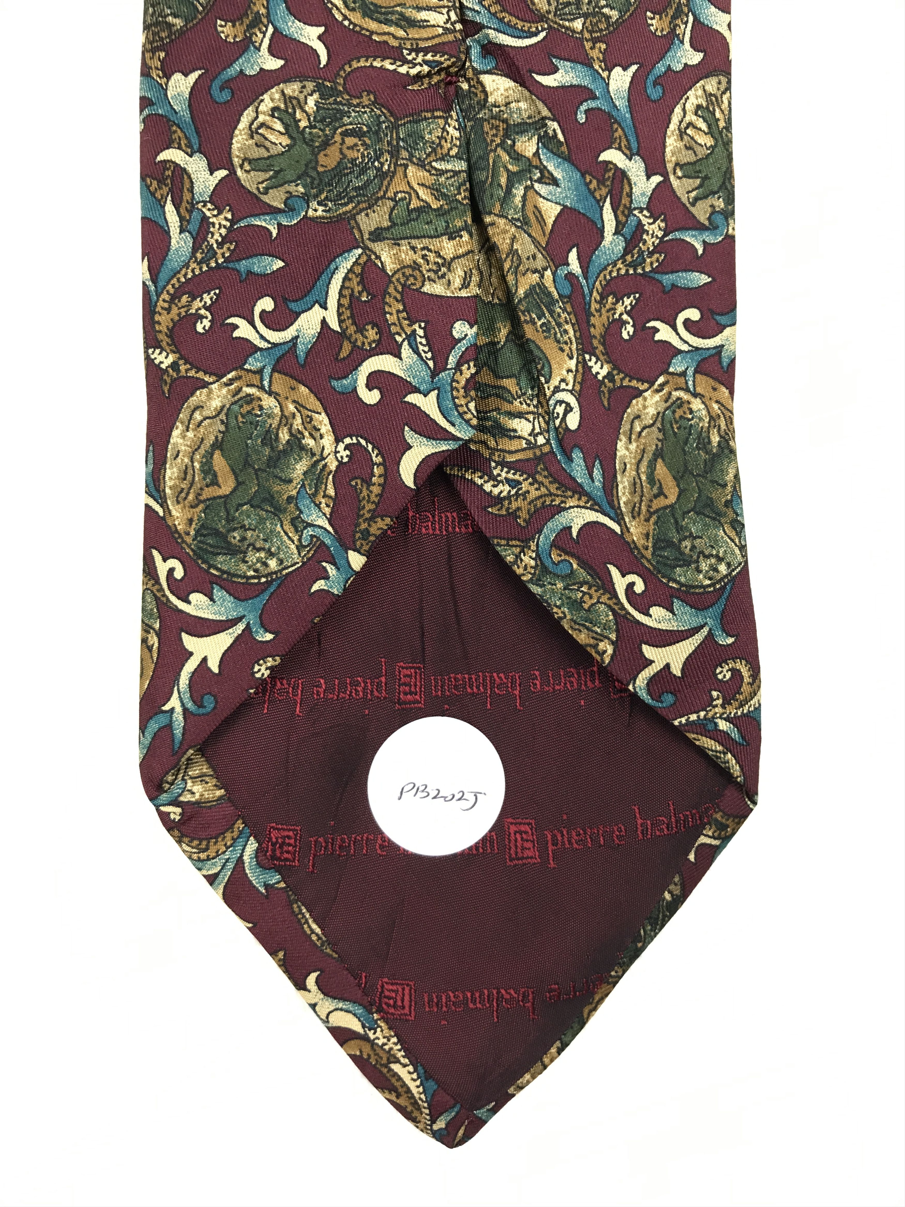 Designer × Pierre Balmain × Vintage Vintage Pierre Balmain Silk Necktie Size ONE SIZE - 7 Thumbnail