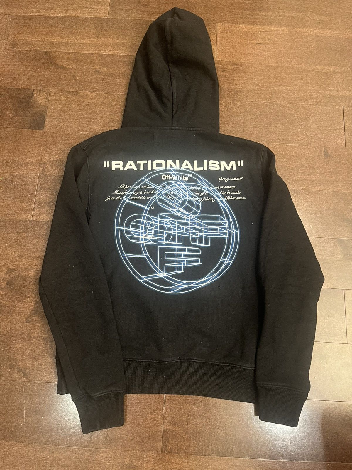 Off white rationalism hoodie new arrivals