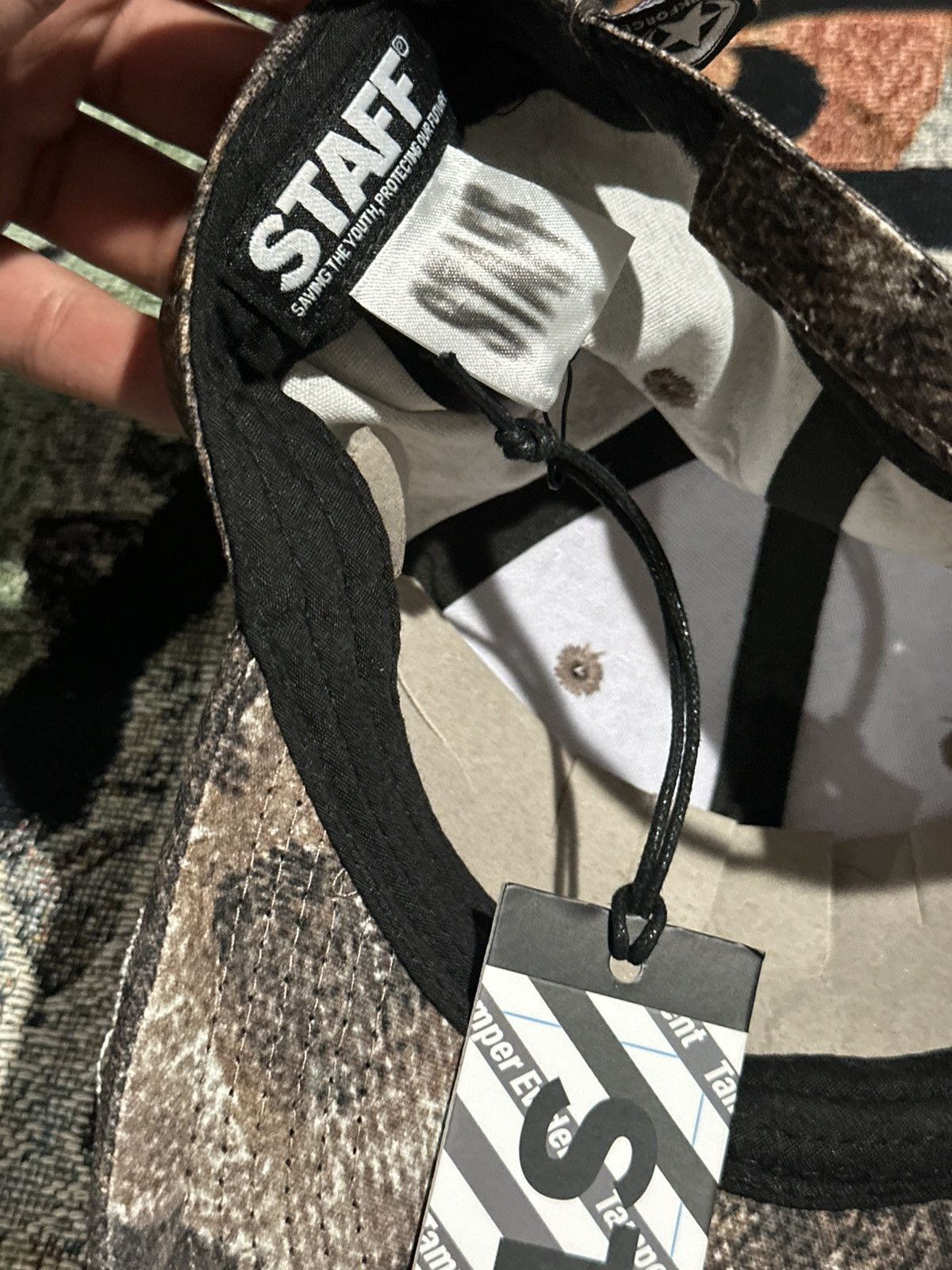 G59 Records × STAFF WORKFORCE FRIENDS & FAMILY CAP (CAMO) Size ONE SIZE - 7 Thumbnail
