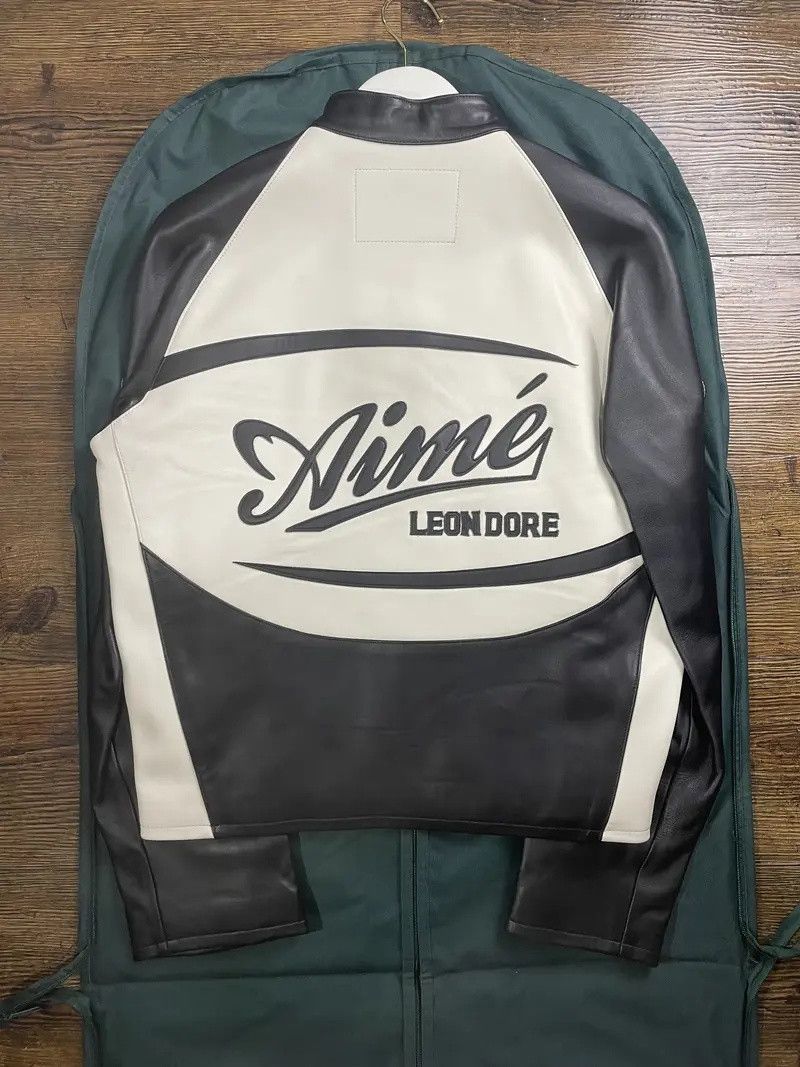 Aime Leon Dore Cafe Racer Leather Jacket
